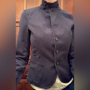 J Crew Distressed Equestrian Blazer